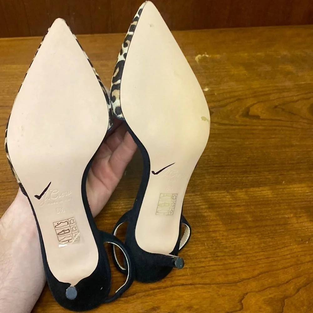 J Crew Colette mule heels in satin BM693
